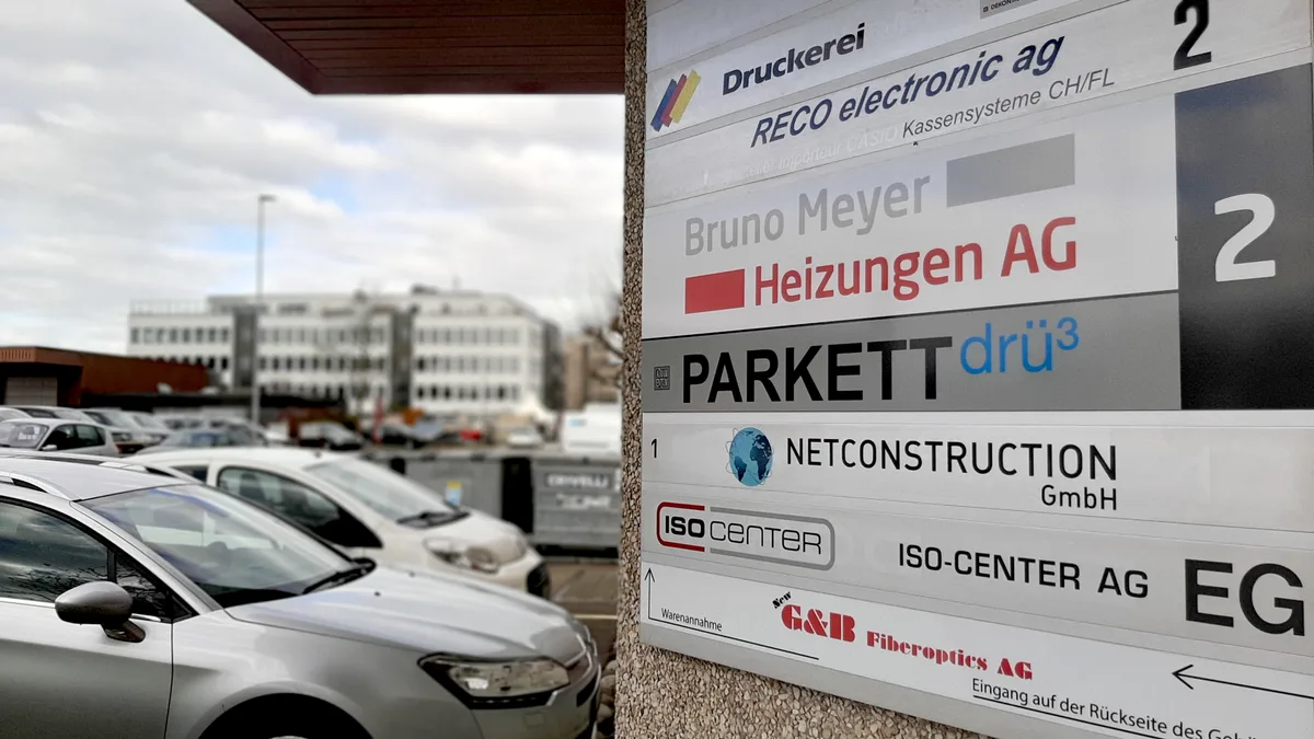 GHI-Präsident Simon Dietrich glaubt, dass das heimische Gewerbe vom Innovationspark profitieren wird. Blick auf vernachlässigte Gewerbehäuser.